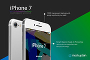 Iphone 7 Mockup Angled White, an iPhone Mockup by mockuptain (Thumbnail 4 of 7)