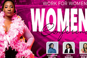 Women's conference Flyer, a Flyer Template by Poushe Design (Thumbnail 2 of 2)