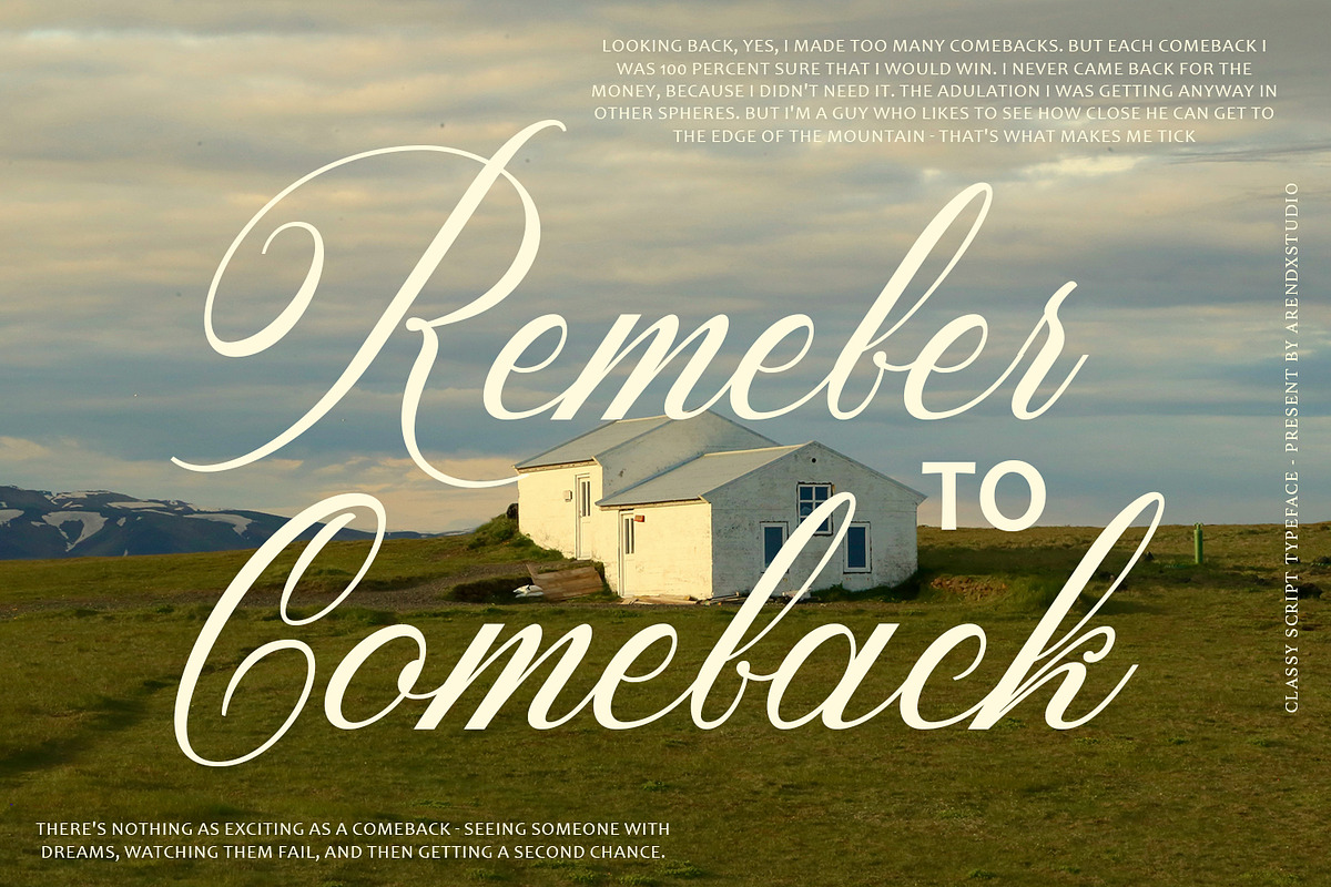 Housing - Classy Script Font, a Script Font by Arendxstudio (Photo 3 of 9)