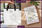 Dreamy Line Art Mermaids, a Person Illustration by Pásha (Thumbnail 2 of 6)