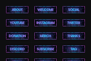 Glitch | 18 Twitch Panels, a Social Media Template by SageDsgn (Thumbnail 2 of 3)