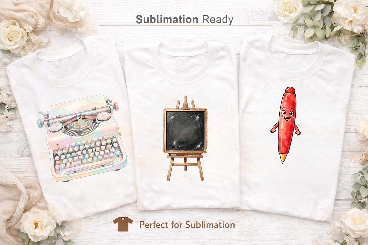 Groovy 70s Retro School Sublimation, a Decorative Illustration by Artnoy (Photo 5 of 8)