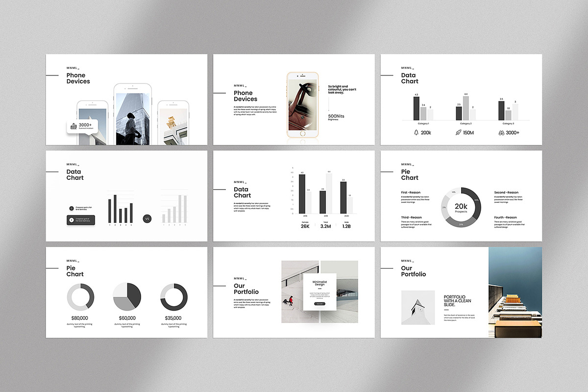 Minimal Presentation Template, a Presentation Template by evgenystudio (Photo 19 of 21)