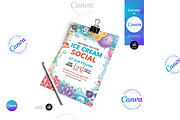 Ice Cream Social Flyer, a Flyer Template by Aam360 (Thumbnail 3 of 3)