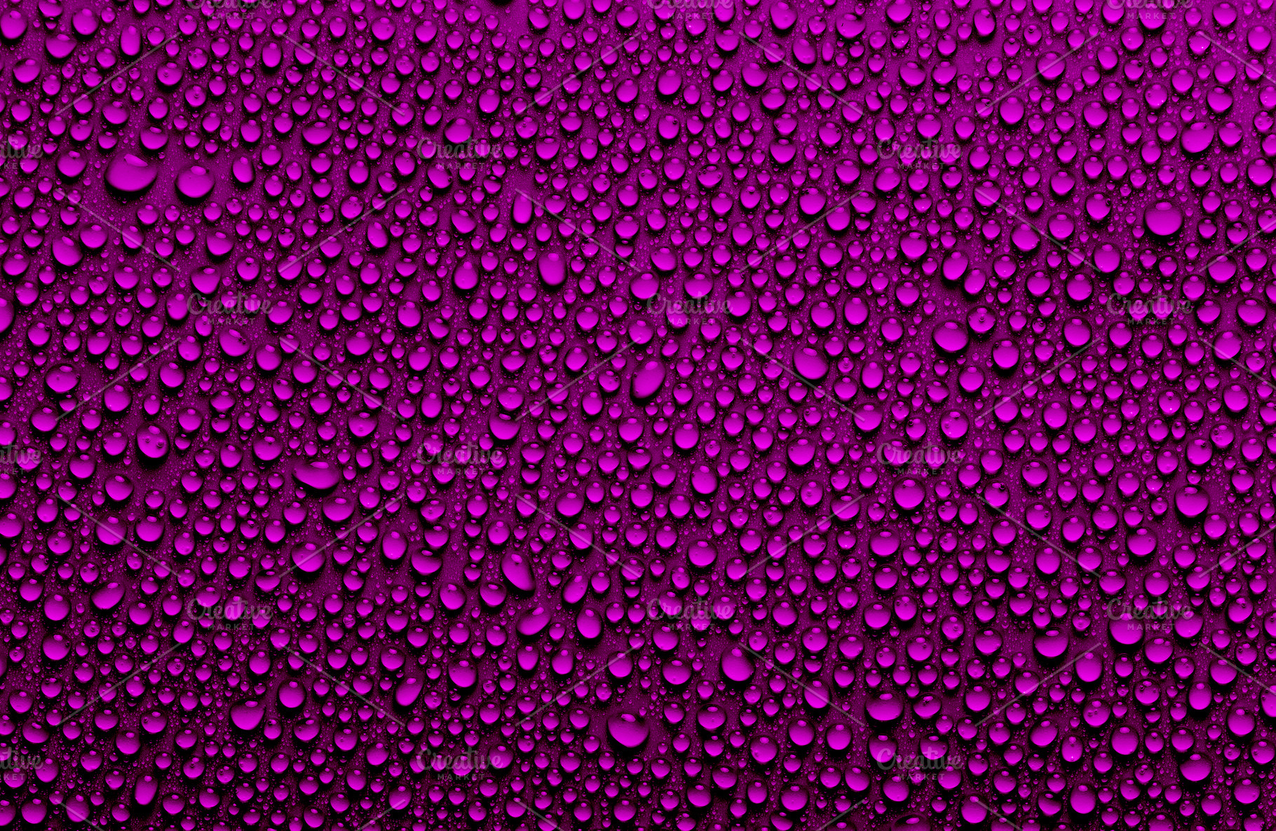 Velvet violet rain drops background, an Abstract Photo by BOOCYS