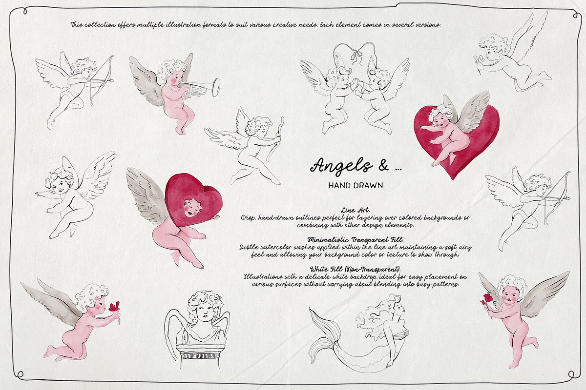 L’Amour en Fleur - Line Art Pack, an Object Graphic by Purple (Photo 4 of 10)