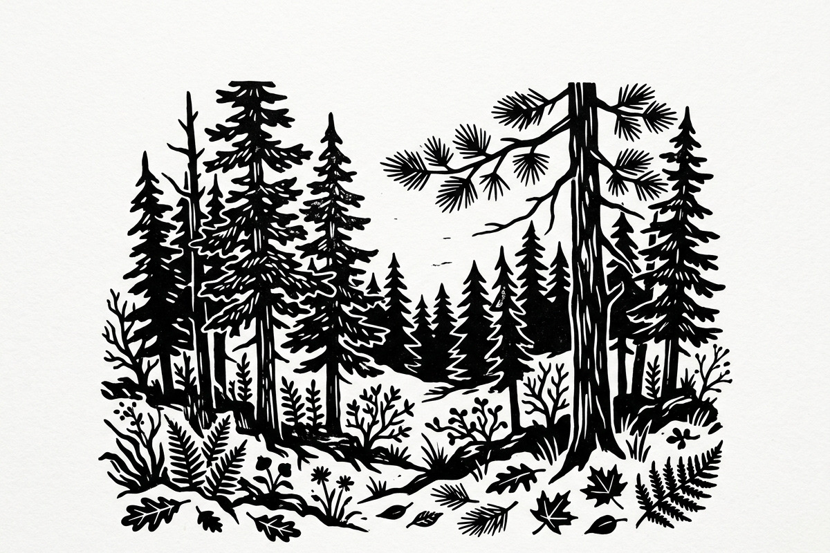Majestic Pine Trees SVG, a Finance Illustration by Amazin_art (Photo 27 of 41)