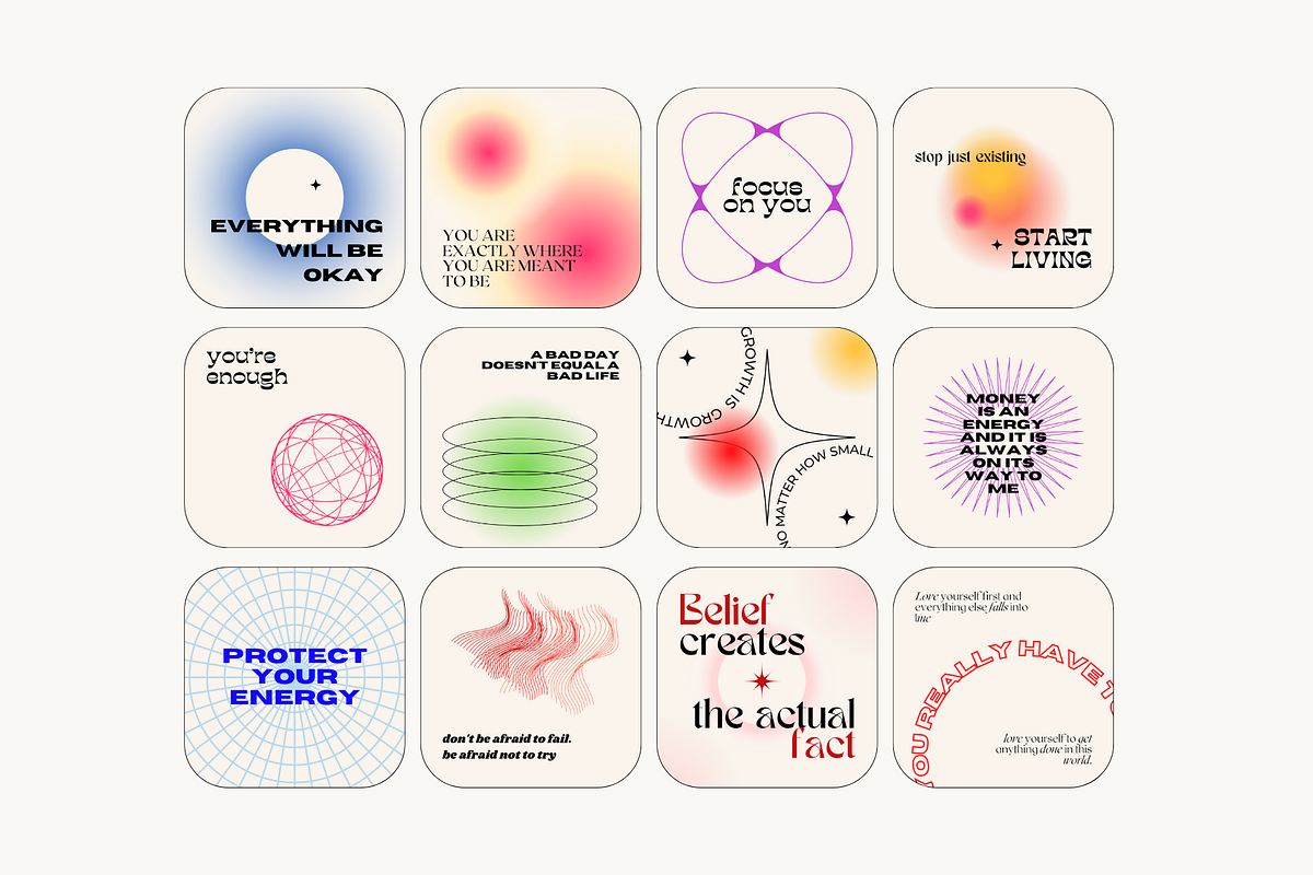 Good Vibe Quotes, a Social Media Template by marmaries (Photo 6 of 9)