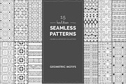 15 Hand Drawn Seamless Patterns, a Pattern Graphic by Solana (Thumbnail 2 of 6)