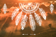 Tribal native ethnic design elements, a Decorative Illustration by ViktoriaARTprint (Thumbnail 7 of 9)