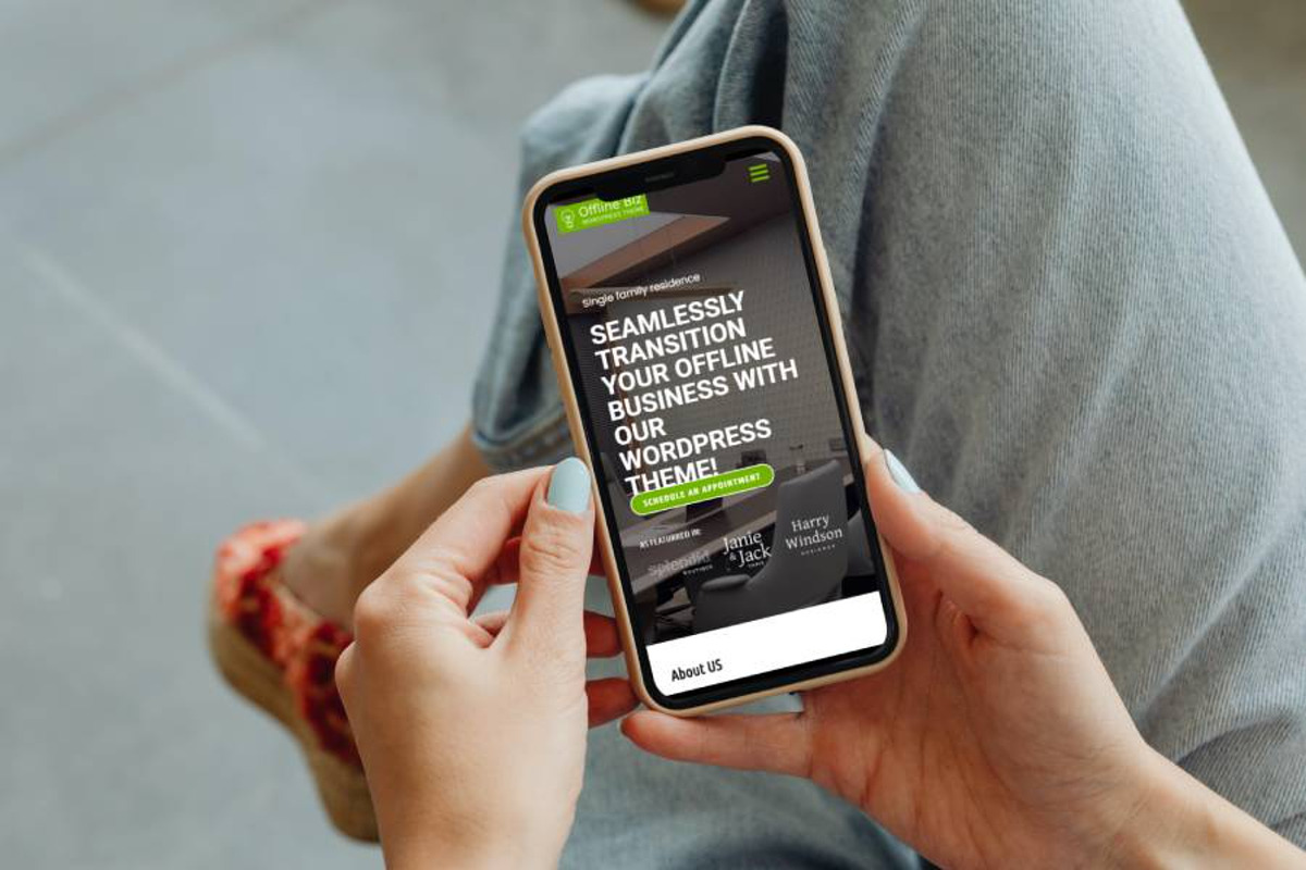 lead generation WordPress Theme - OfflineBiz preview 5