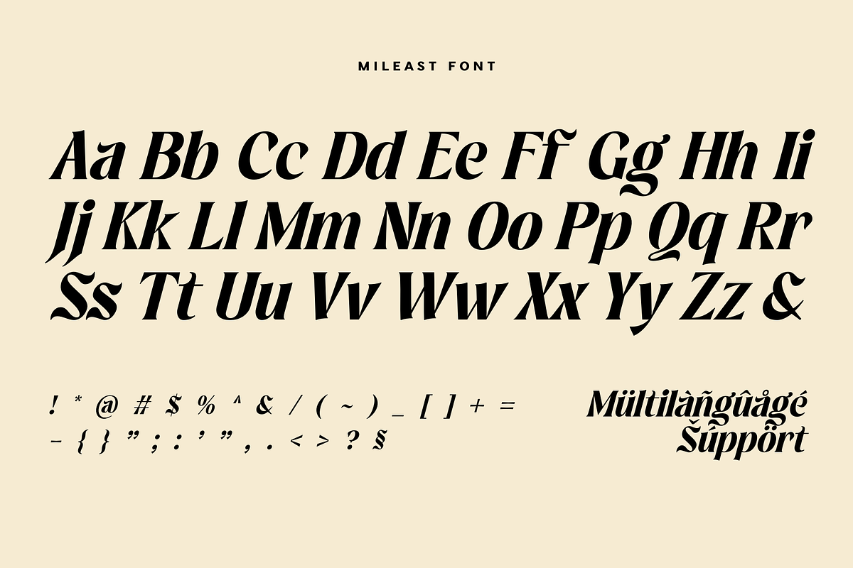 Mileast - Display Serif Font, a Serif Font by Sronstudio (Photo 15 of 15)