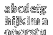 Coloring Letters of Alphabet A2LC, an Object Graphic by Artistic Letters (Thumbnail 2 of 2)