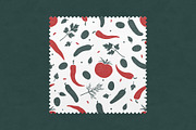 Vegetables & Fruits Patterns, a Pattern Graphic by 2DFUNS (Thumbnail 4 of 15)