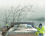 Quiet Fields – landscape wall mural, a Wallpaper Graphic by Timofi Art (Thumbnail 6 of 14)