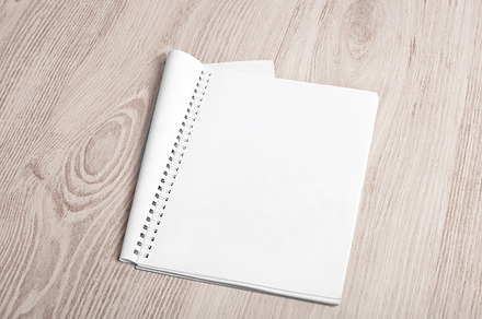Open Magazine With Blank Pages Featuring Background Blank And Book preview 6