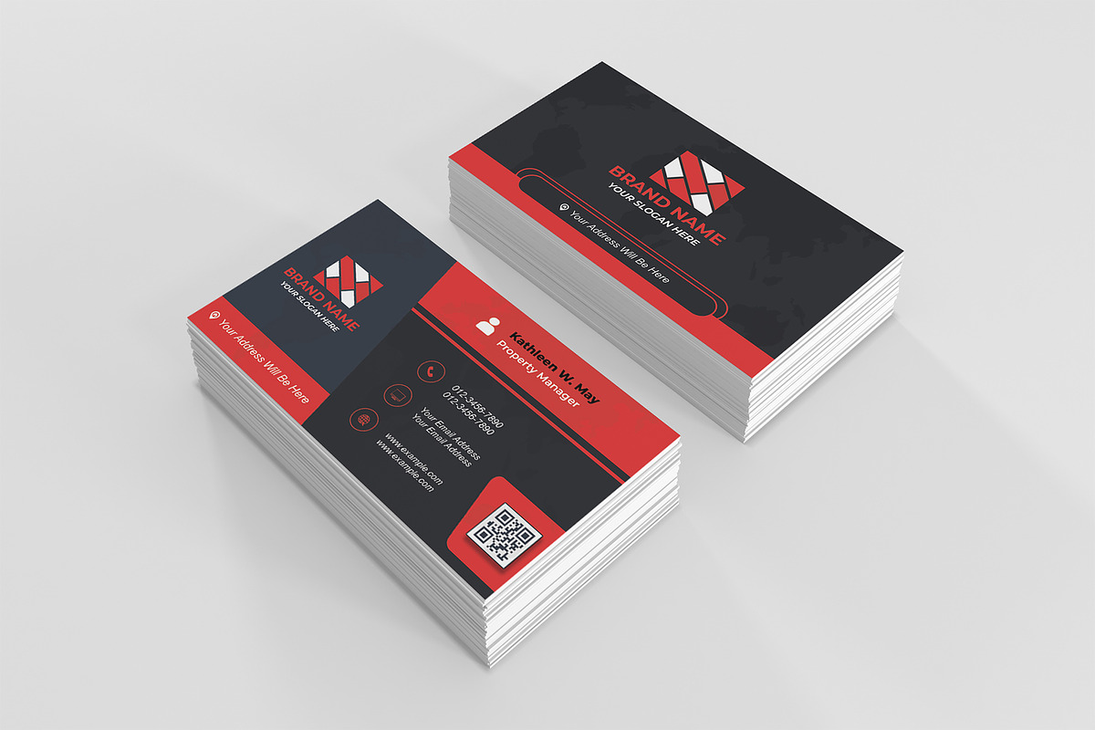 Modern Minimal Business Card, a Business Card Template by Mohammad Sarfaraz (Photo 5 of 7)