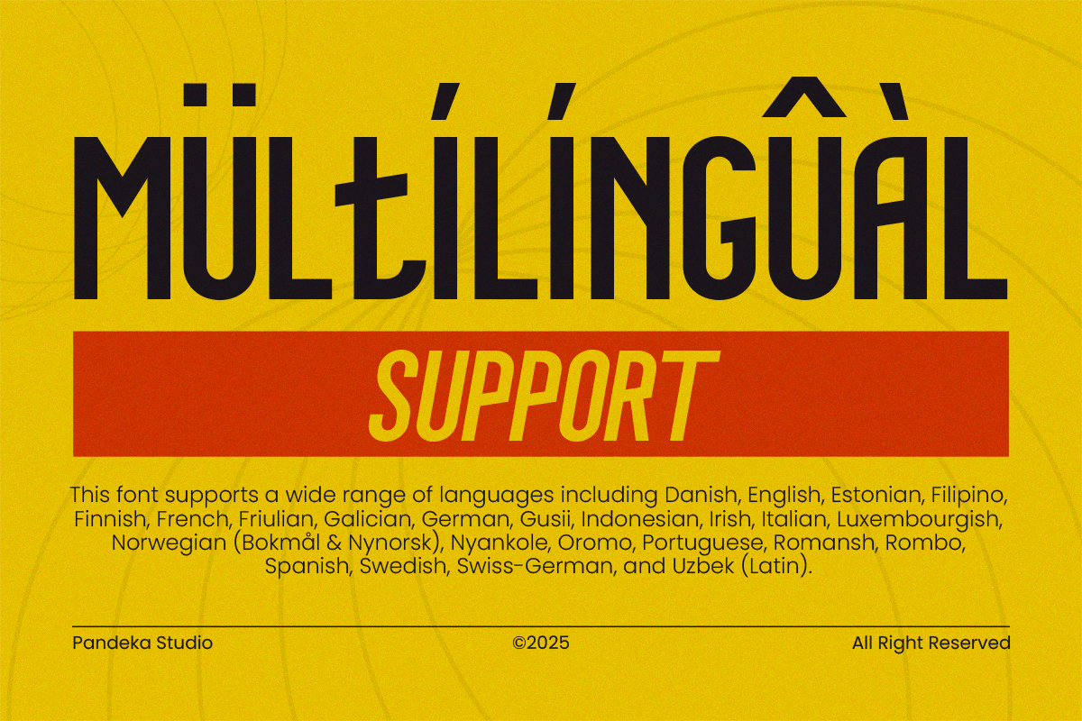 Kangu - Condensed Sans Serif, a Sans Serif Font by Pandeka Studio (Photo 9 of 10)