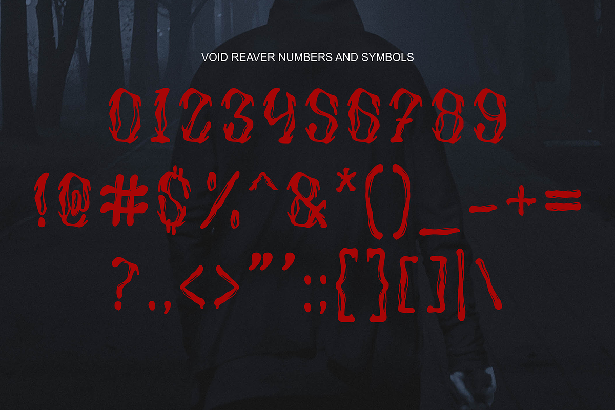 Void Reaver, a Font by zamjumps (Photo 6 of 7)