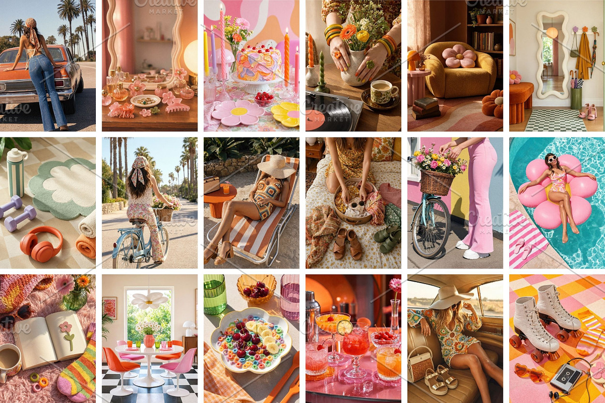 Groovy Style Stock Photo Bundle, a Beauty & Fashion Photo by Selenique Studio (Photo 8 of 9)