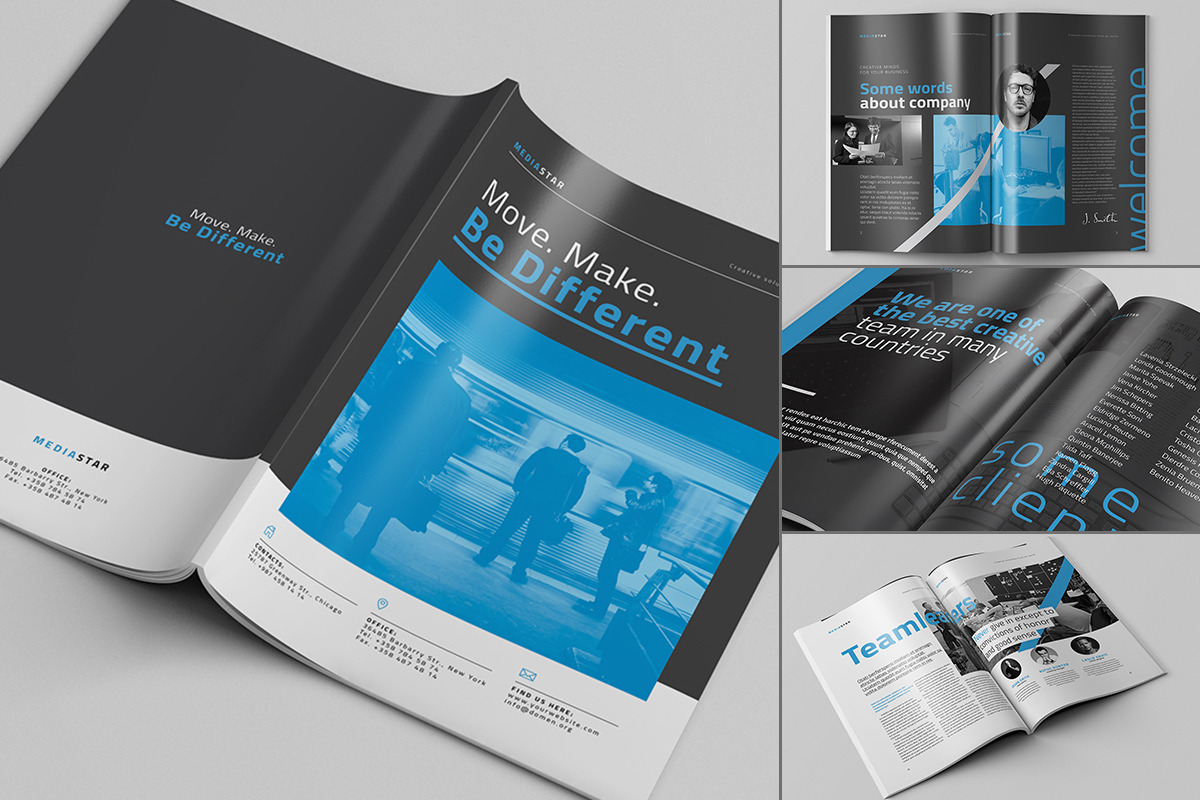 20 Creative Brochures - Mega Bundle, a Brochure Template by Kovalski (Photo 5 of 21)