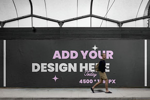 Sidewalk Billboard Mockup Template, an Advertising Mockup by GearShift