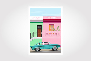 Colorful buildings in Cape Town,, a Branding & Logo Template by PrastHF