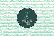 Seamless hand drawn patterns, a Pattern Graphic by Magnia (Thumbnail 1 of 5)