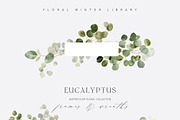 FLORAL WINTER BOX Watercolor Bundle, a Seasonal Illustration by Muse Artist (Thumbnail 64 of 95)