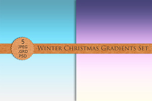 WINTER CHRISTMAS GRADIENTS Photoshop