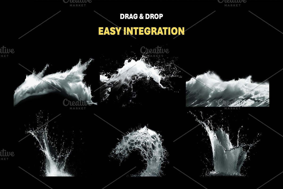 200+ PNG Cutout Water Splash Effects, a Nature Photo by Mikel Blazgad (Photo 3 of 9)