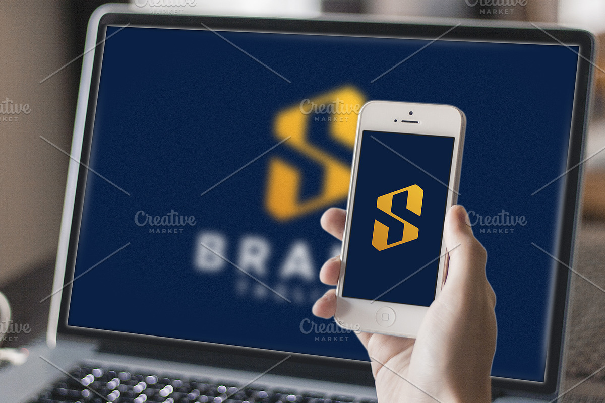 S letter unique logo design, a Branding & Logo Template by Amadul11 (Photo 4 of 4)
