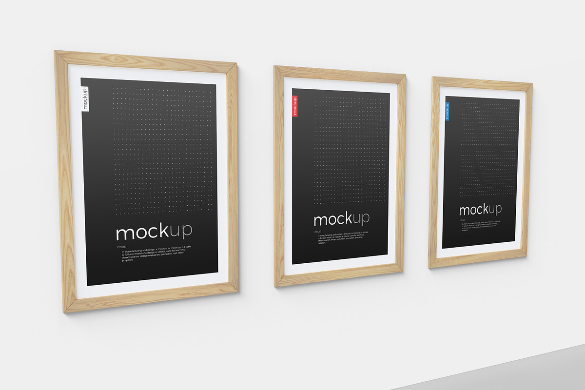 Framed Picture Mockup, a Print Template by KIPET (Photo 10 of 14)