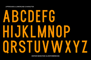 Morinite Modern Condensed Font, a Sans Serif Font by Vadovastd (Thumbnail 2 of 9)