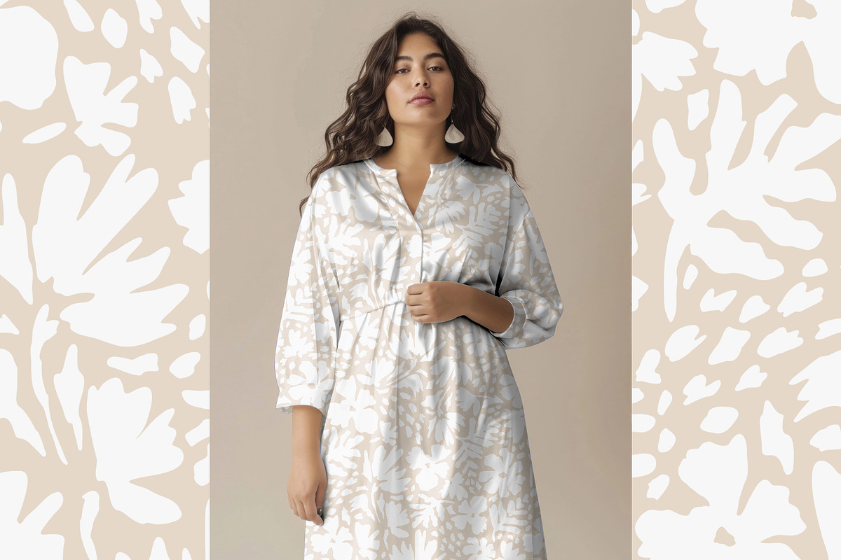 Bright Flowers Shapes, a Pattern Graphic by MalyskaStudio (Photo 9 of 10)
