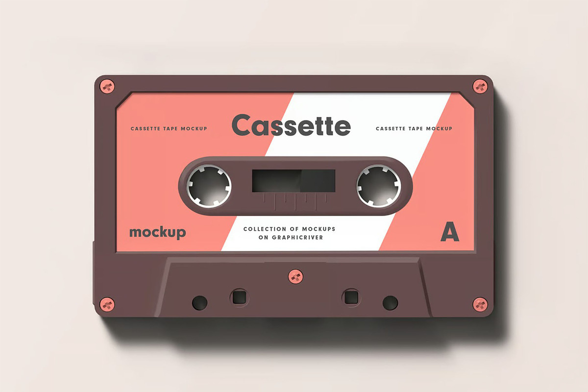 Cassette Mock-up, a Product Mockup by zippypixelstudio (Photo 8 of 15)