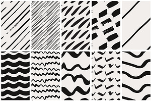 Handdrawn Lines Patterns