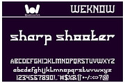Sniper font, a Font by weknow (Thumbnail 3 of 5)