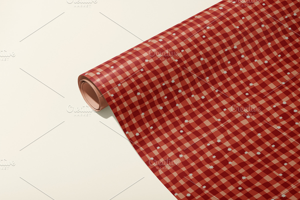 Warmy Yuletide. Seamless Patterns, a Pattern Graphic by oxygen_8 (Photo 5 of 10)