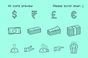 Vector icons | Business, an Icon by Level up (Thumbnail 2 of 3)