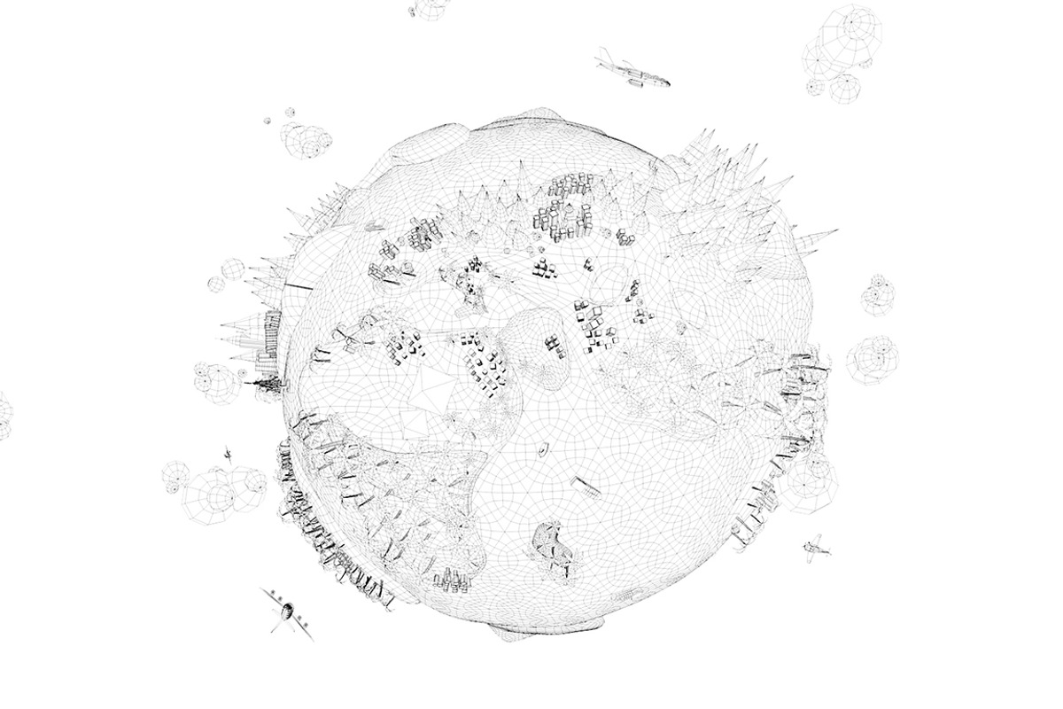 Cartoon Lowpoly Earth Planet 2 UVW, an Environmental 3D Model by Anton Moek (Photo 7 of 7)