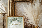 Boho 8x10 table sign number mockup, an Advertising Mockup by Blush Roses Print (Thumbnail 8 of 8)