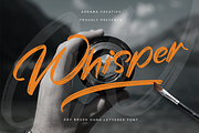 Whisper | Natural Dry Brush Font, a Script Font by Ardana Creative (Thumbnail 1 of 12)