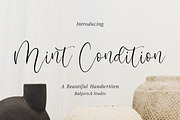 Mint Condition Beautiful Font, a Script Font by Balpirick Studio (Thumbnail 1 of 6)