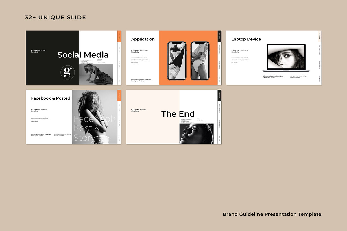 Brand Guidelines Template, a Presentation Template by Slideagency (Photo 9 of 11)