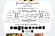 Something Exquisite script font, a Script Font by Ana's Fonts (Thumbnail 6 of 9)