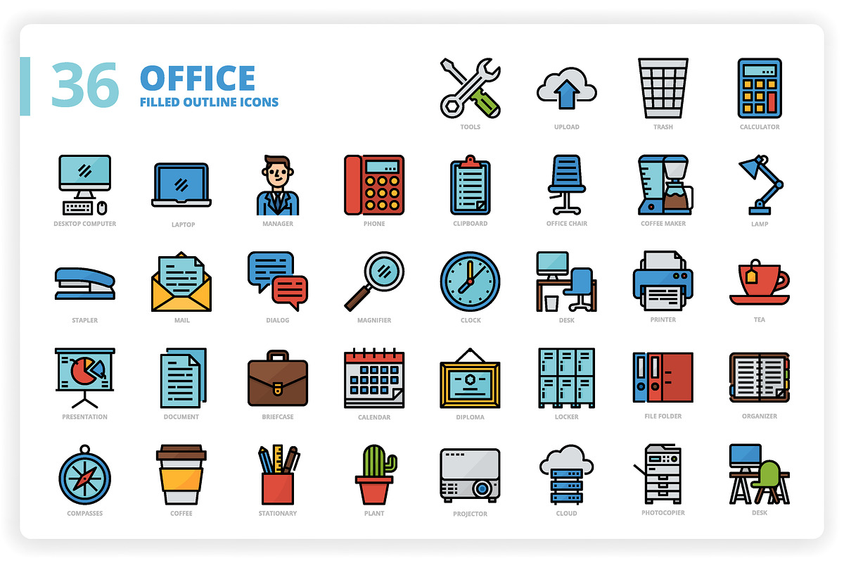 3,600 Icons x3 Styles, an Outline Icon by monkik (Photo 222 of 299)