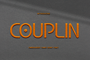 Couplin - Embroidery Sans Serif Font, a Sans Serif Font by overlaytemplates (Thumbnail 1 of 5)