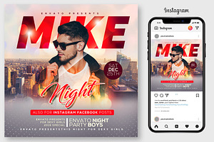 100 Night Club Party Flyers Bundle