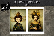 Honeybee Girl, Whimsy Collage Pages, a Person Illustration by Digital Art Mahdiseño (Thumbnail 5 of 9)
